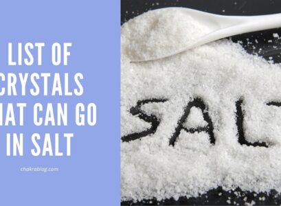 List of Crystals that can go in salt