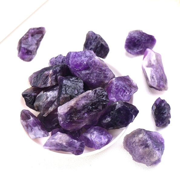 1PC Natural Amethyst Irregular Healing Stone Purple Gravel Mineral Specimen Raw Quartz Crystal Gift Jewelry Accessory 3