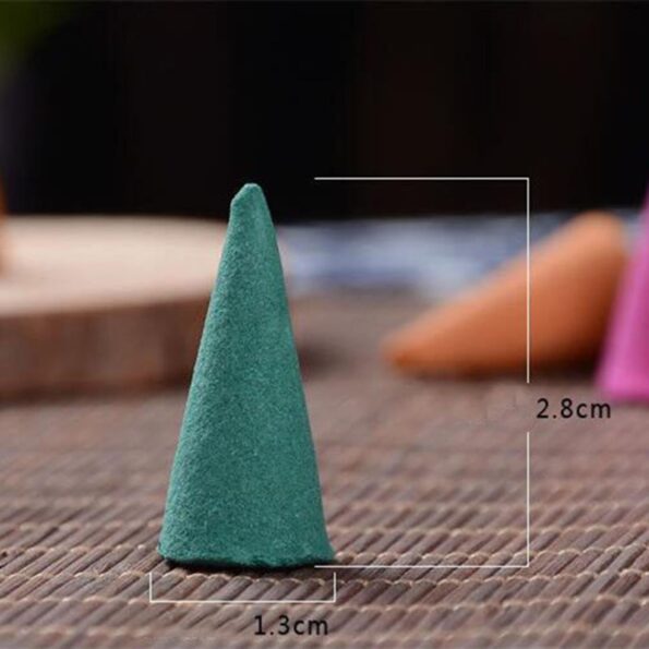 F Natural 50 100pcs Thailand Incense Cones Home Fragrance Temple Incense for Healty Room Sandalwood Rose 1
