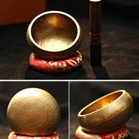 Buddhist Handmade Tibetan Buddhism Music Bowl Yoga Meditation Chanting Bowl Brass Chi Crafts Music Therapy Singing