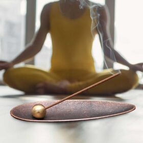Japanese Chinese Style Desktop Incense Insert Decorative Portable Incense Holder For Home Meditation Yoga Home Decoration