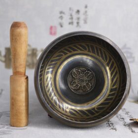 Nepal handmade Buddha sound bowl sound therapy yoga meditation singing bowl Tibet prayer bowl metal craft