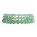 New Fashion Natural Jewelry Green Aventurine Round Beads Bracelet Be Fit for Men and Women Accessories