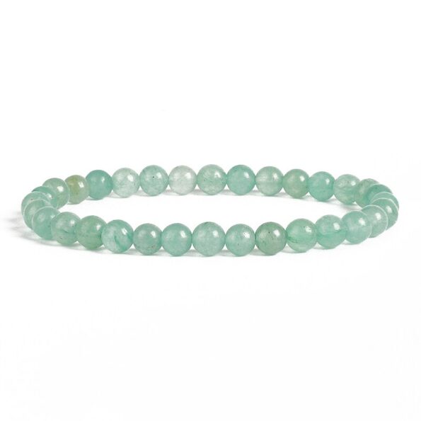 New Fashion Natural Jewelry Green Aventurine Round Beads Bracelet Be Fit for Men and Women Accessories 4