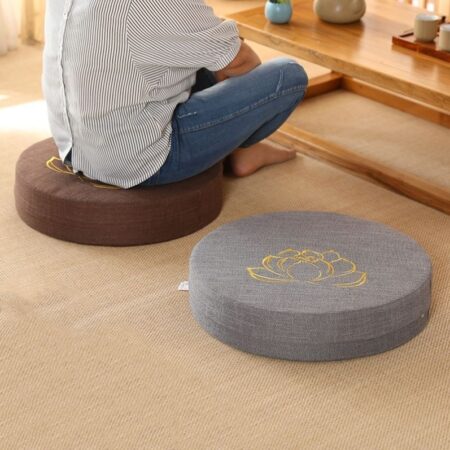 Texture 40X6CM Yoga Meditate PEP Hard Meditation Cushion Backrest Pillow Japanese Tatami Mat Removable and Washable 1