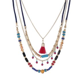 Bohemian-Multi-Color-Layers-Necklaces-Colorful-Beads-Tassel-Maxi-Long-Ethnic-Chain-Jewelry-Statement-Necklace-For