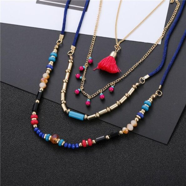Bohemian-Multi-Color-Layers-Necklaces-Colorful-Beads-Tassel-Maxi-Long-Ethnic-Chain-Jewelry-Statement-Necklace-For-4