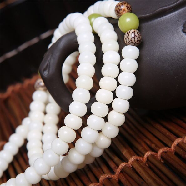 Original-Design-Natural-White-Bodhi-Root-Beads-Bracelet-Lotus-108-Lotus-Mala-Healing-Prayer-Bracelet-for-1