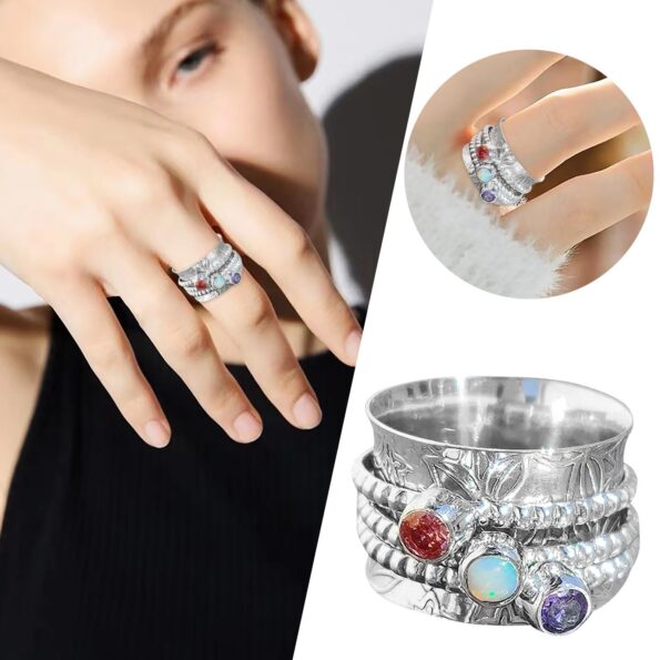 Bohemian-Gemstone-Meditation-Spinning-Ring-Silver-Colored-Stone-Set-Ring-Fashion-Open-Rings-for-Women-Rings-1