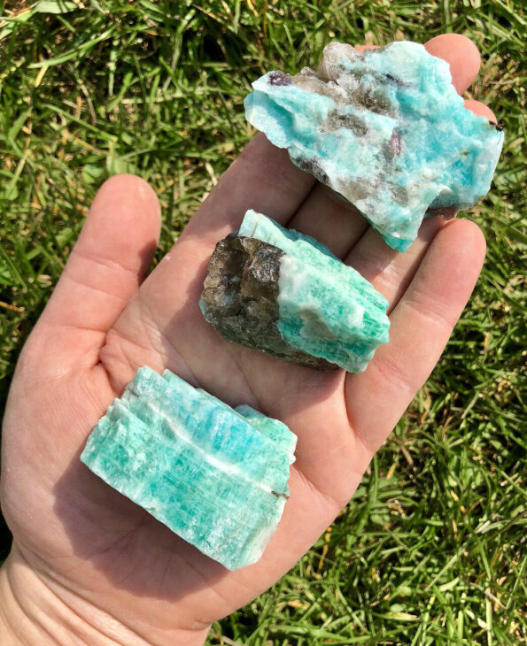 Amazonite crystals for new beginnings