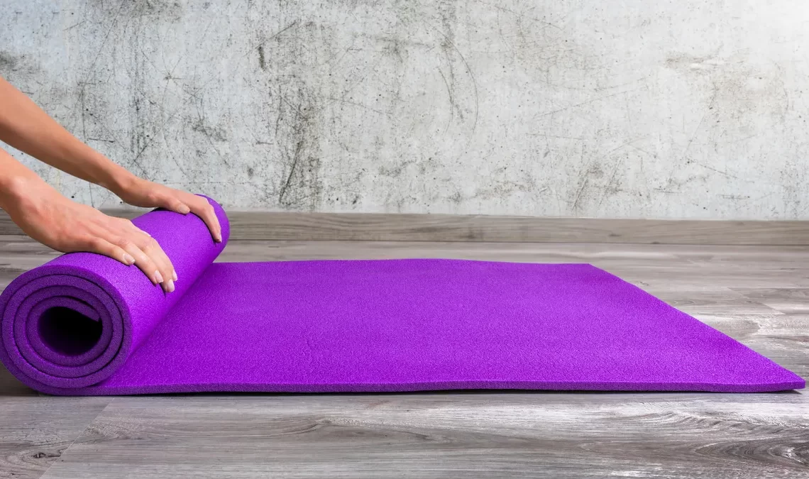 how to fix slippery yoga mat